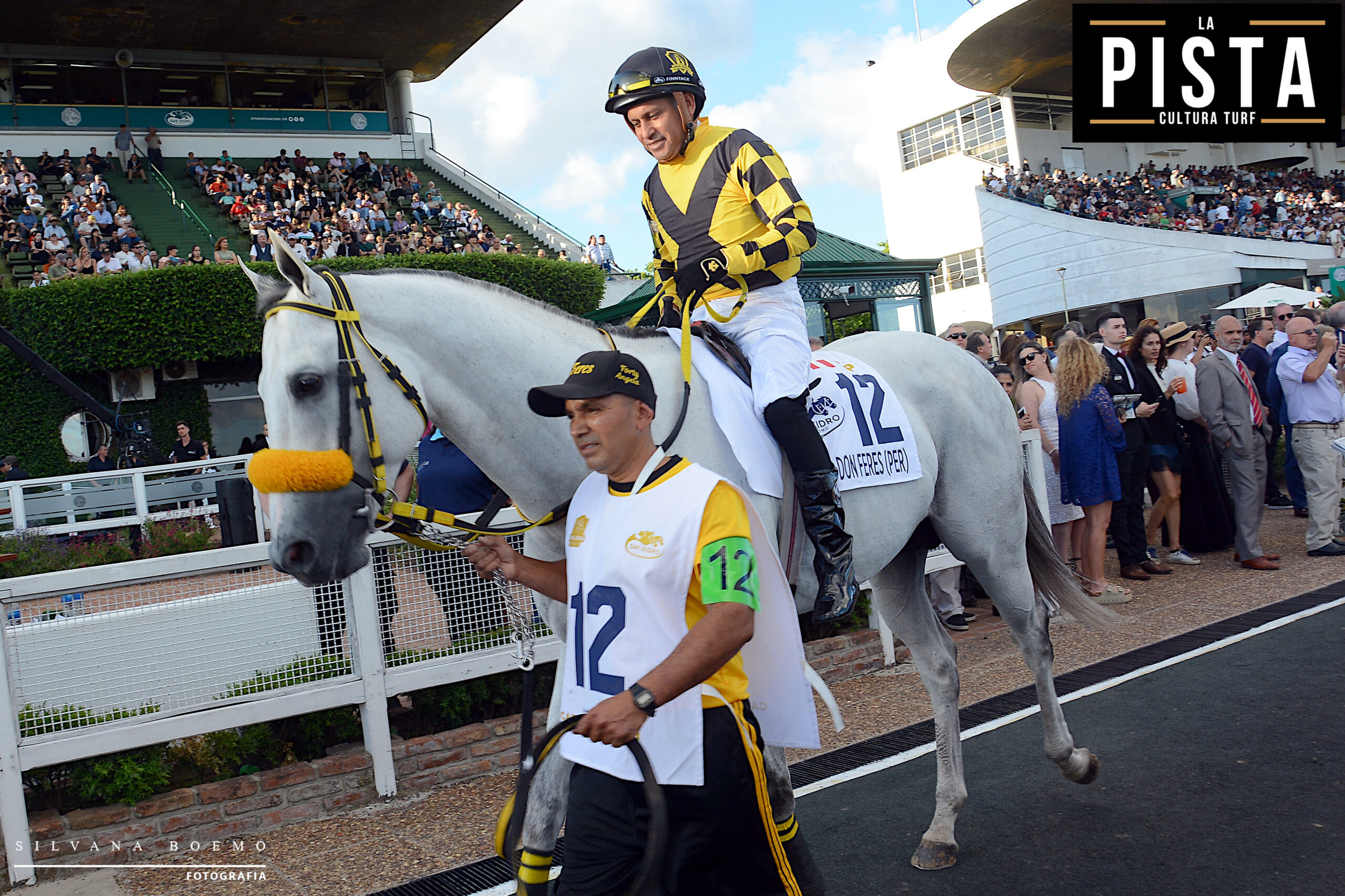 DON FERES – El tordillo peruano que terminó tercero en el Pellegrini se queda para competir